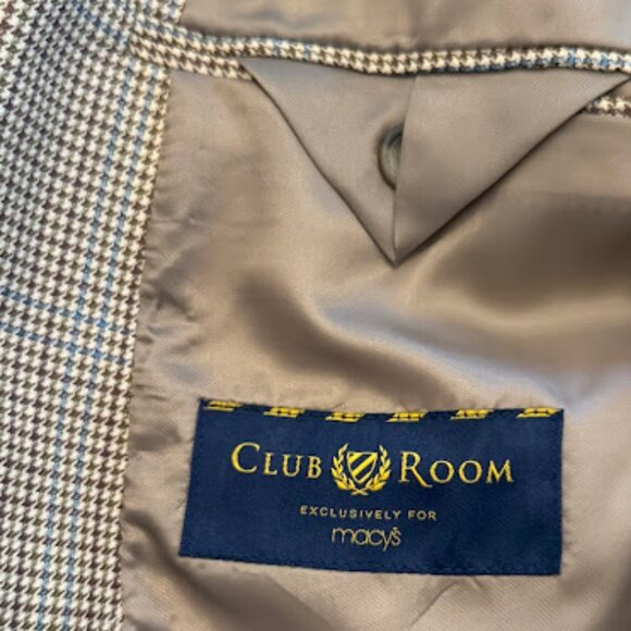 Macy’s 36S Club Room Gold Brown Blazer, Sport Coat - Picture 10 of 12